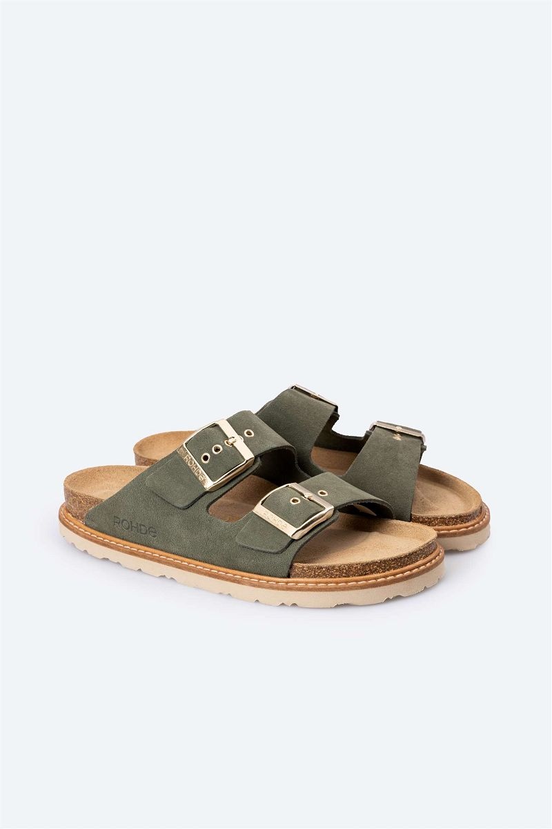 Mules Rohde Sunnys N 62 Femme Vert | CYF-9560086