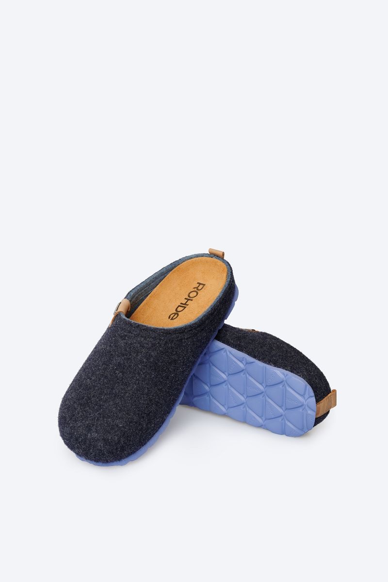 Chaussons Rohde Sunnys N 45 Femme Bleu | HJX-2687078