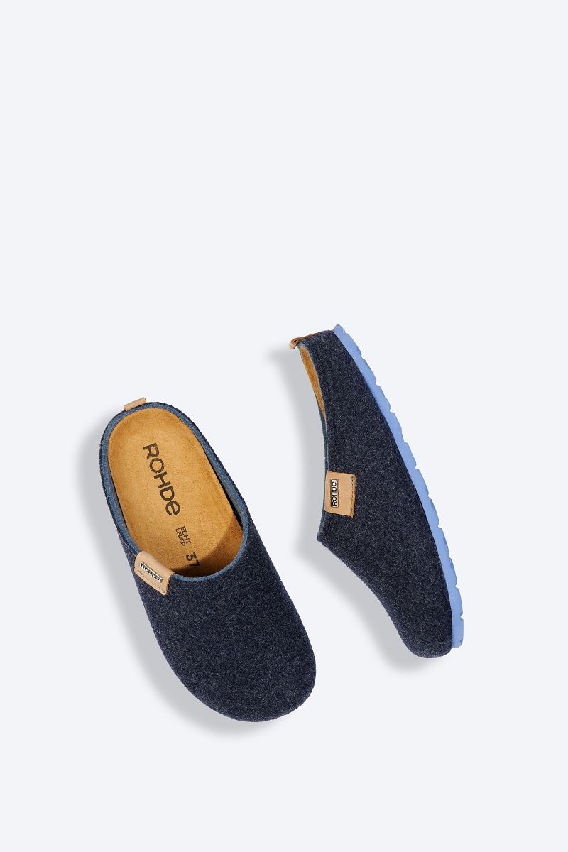 Chaussons Rohde Sunnys N 45 Femme Bleu | HJX-2687078