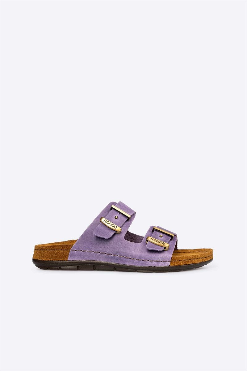 Mules Rohde Easys N 42 Femme Violette | UYU-0069763