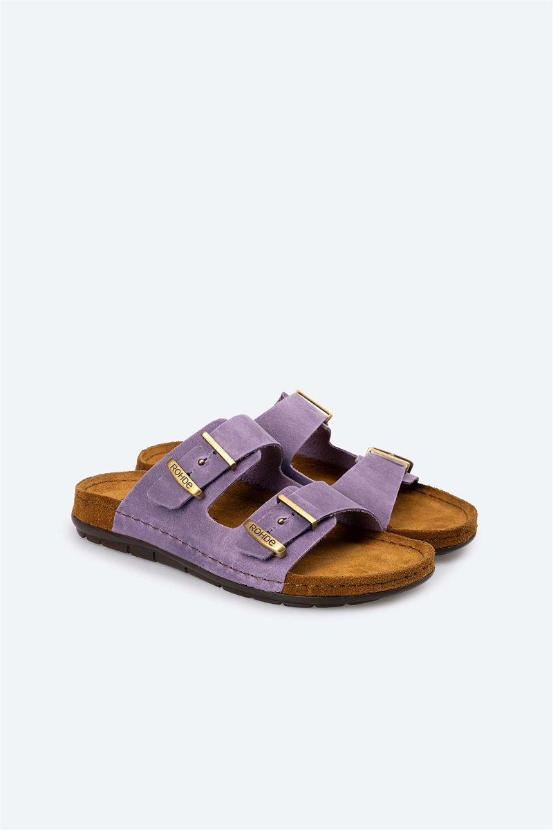 Mules Rohde Easys N 42 Femme Violette | UYU-0069763