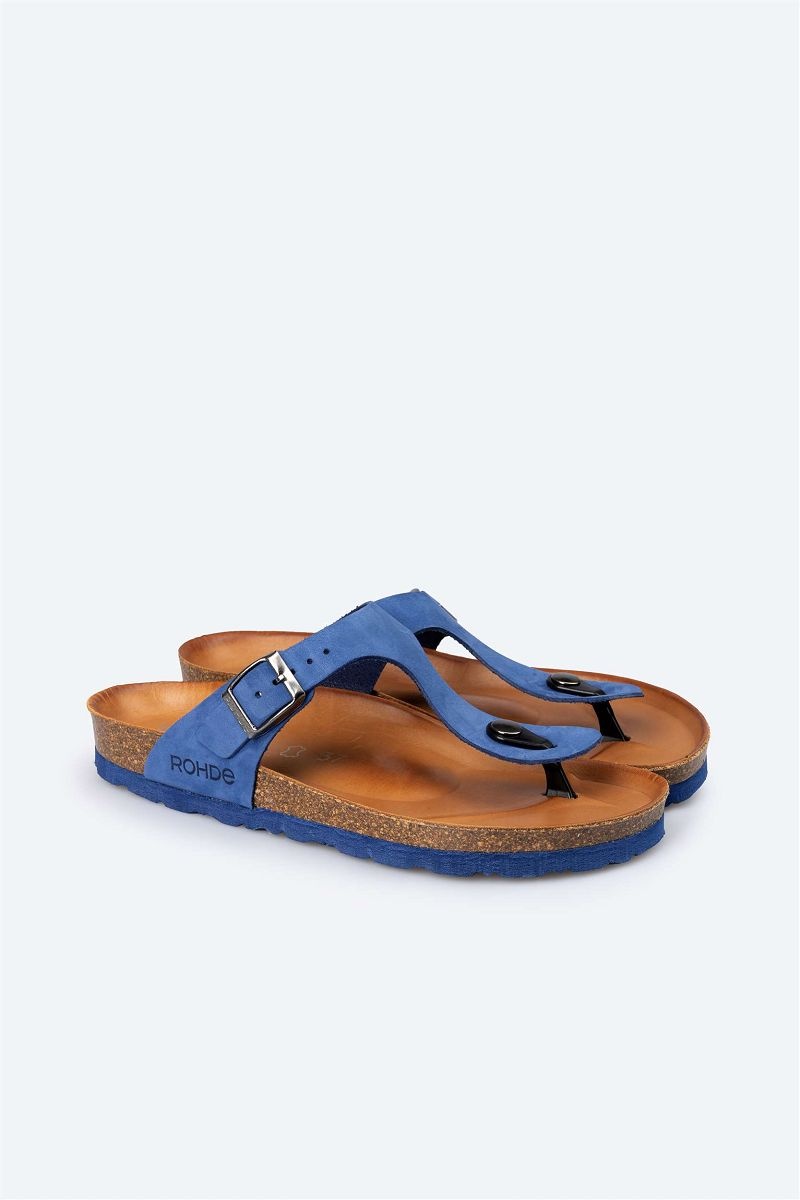 Tongs Rohde Sunnys N 14 Femme Bleu | XHZ-2973983