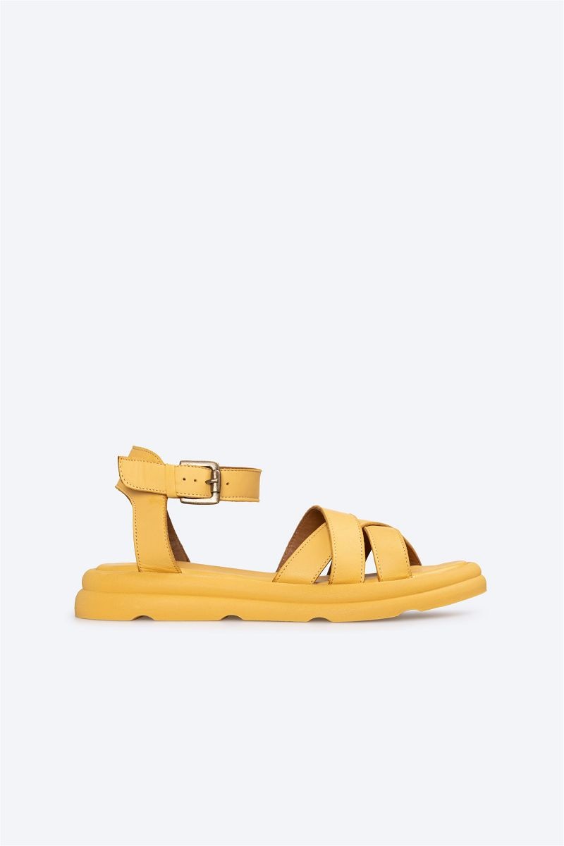 Sandales Rohde Atl N 7 Femme Jaune | PGA-8679552