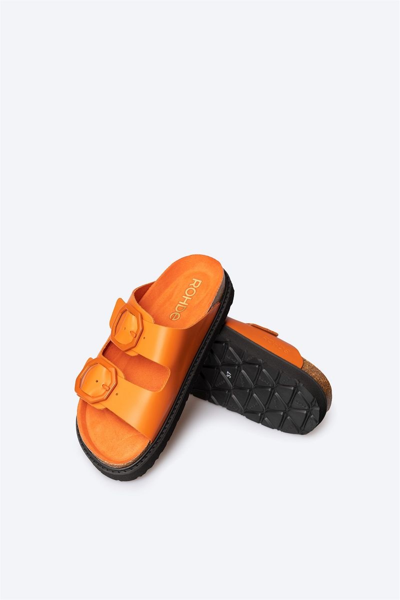 Mules Rohde Atl N 1 Femme Orange | RDV-6252969