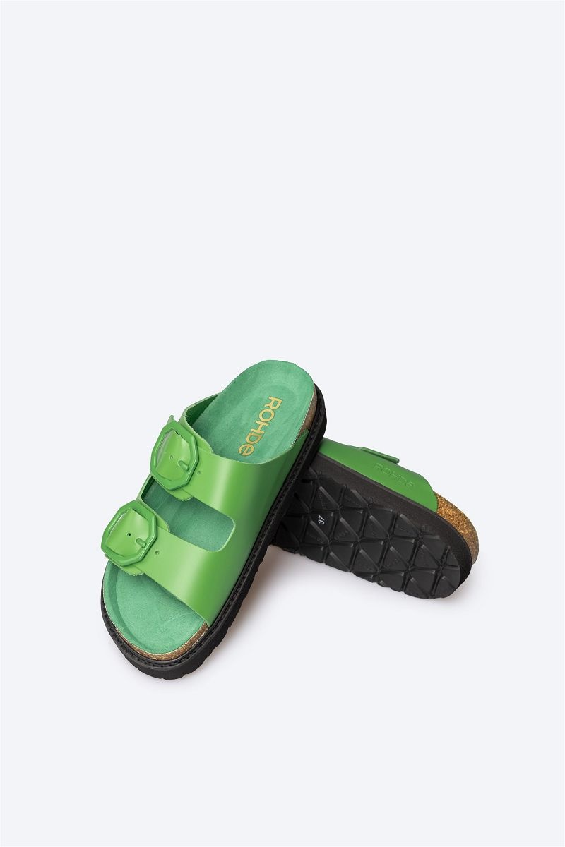 Mules Rohde Atl N 1 Femme Vert | KWP-1906332