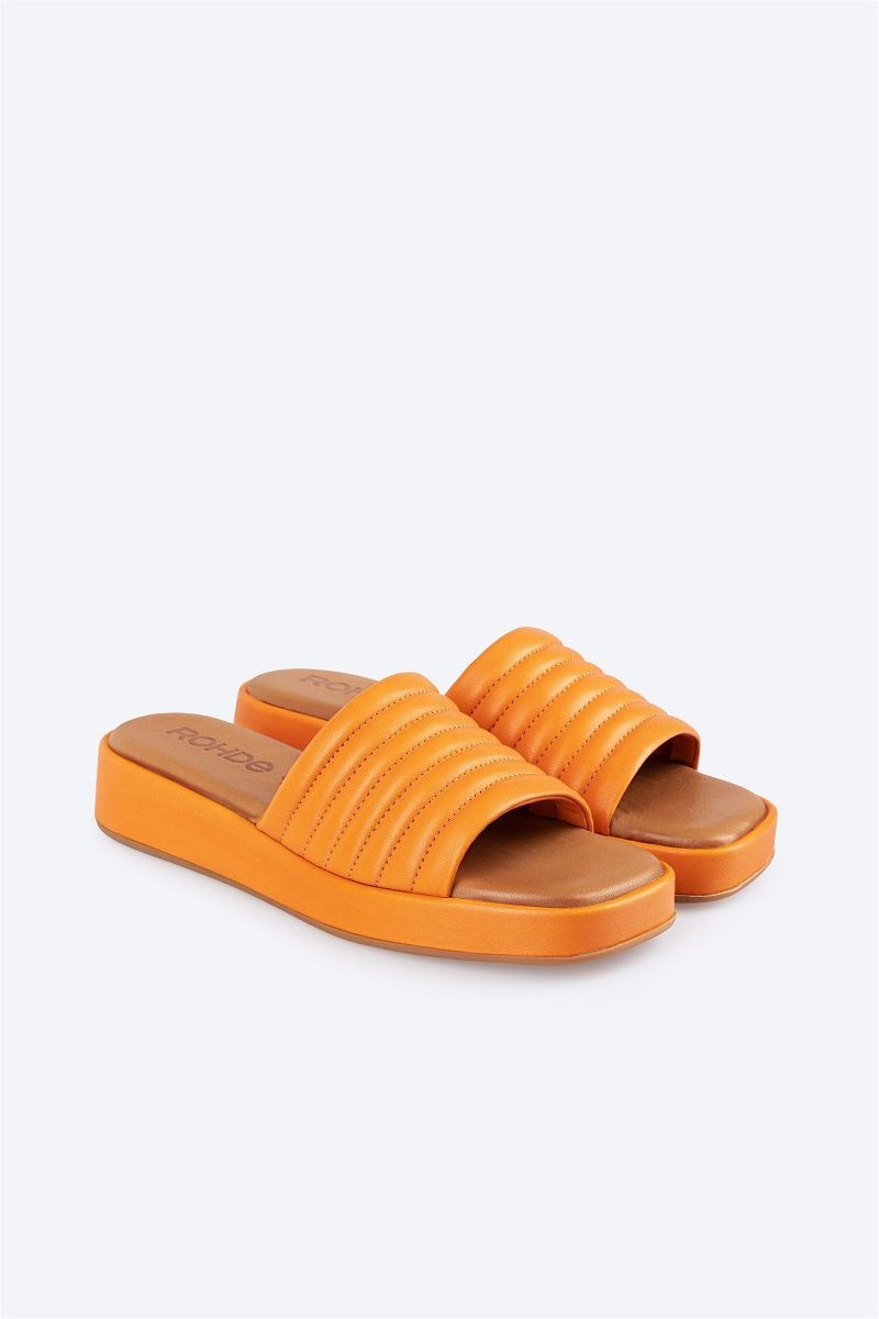 Mules Rohde Atl N 8 Femme Orange | CHP-6632206