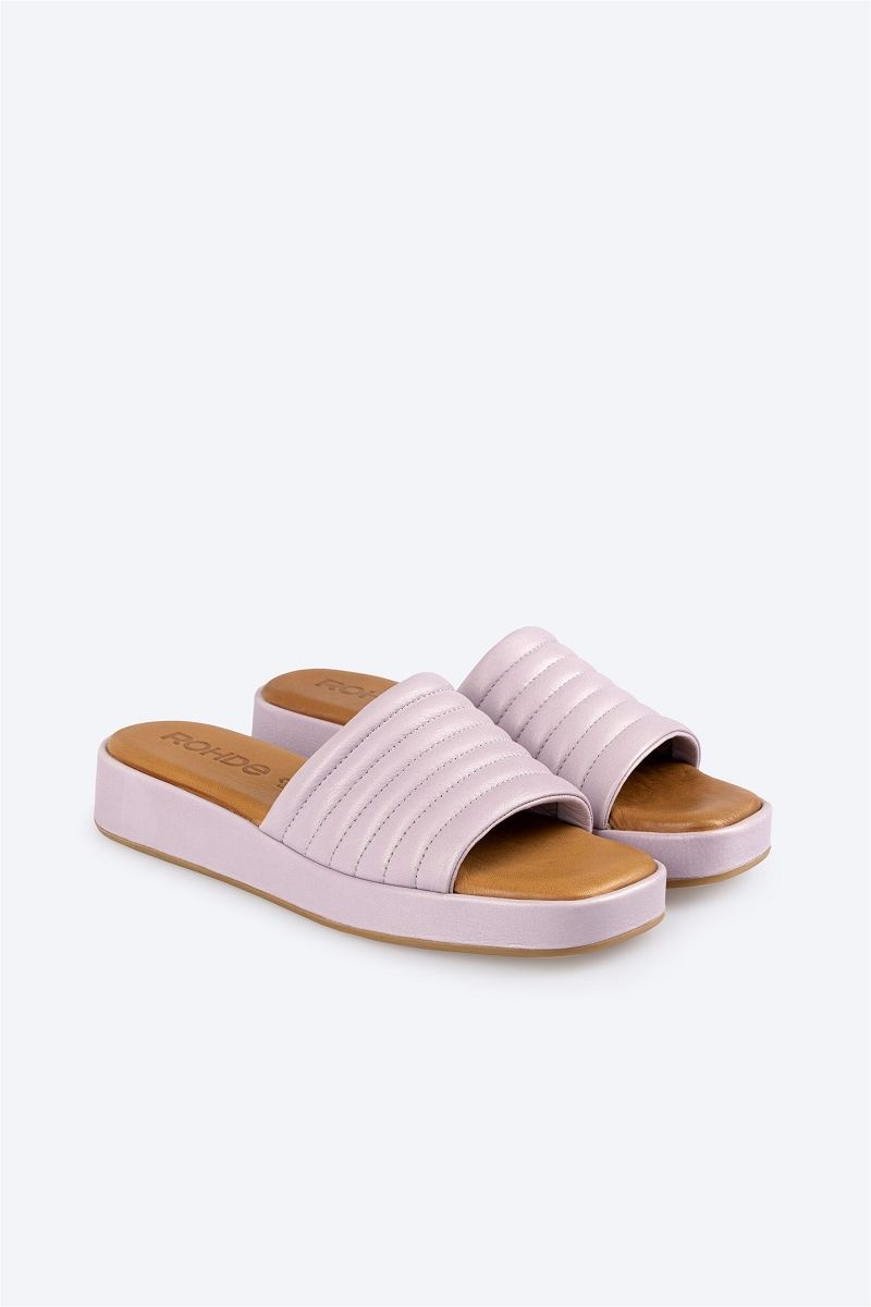 Mules Rohde Atl N 8 Femme Violette | HEP-2987373