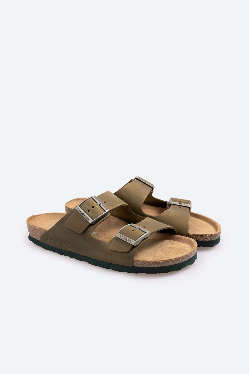 Mules Rohde Sunnys N 32 Homme Kaki | MUA-1674680