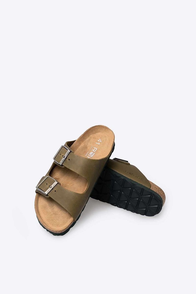 Mules Rohde Sunnys N 32 Homme Kaki | MUA-1674680